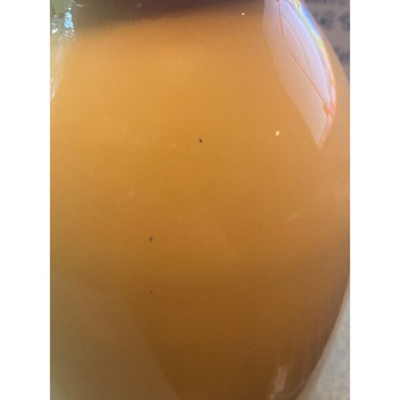 Haeger 2003 Yellow Ceramic Vase 8" Tall Smooth Finish Retro Home Decor - Picture 4 of 5